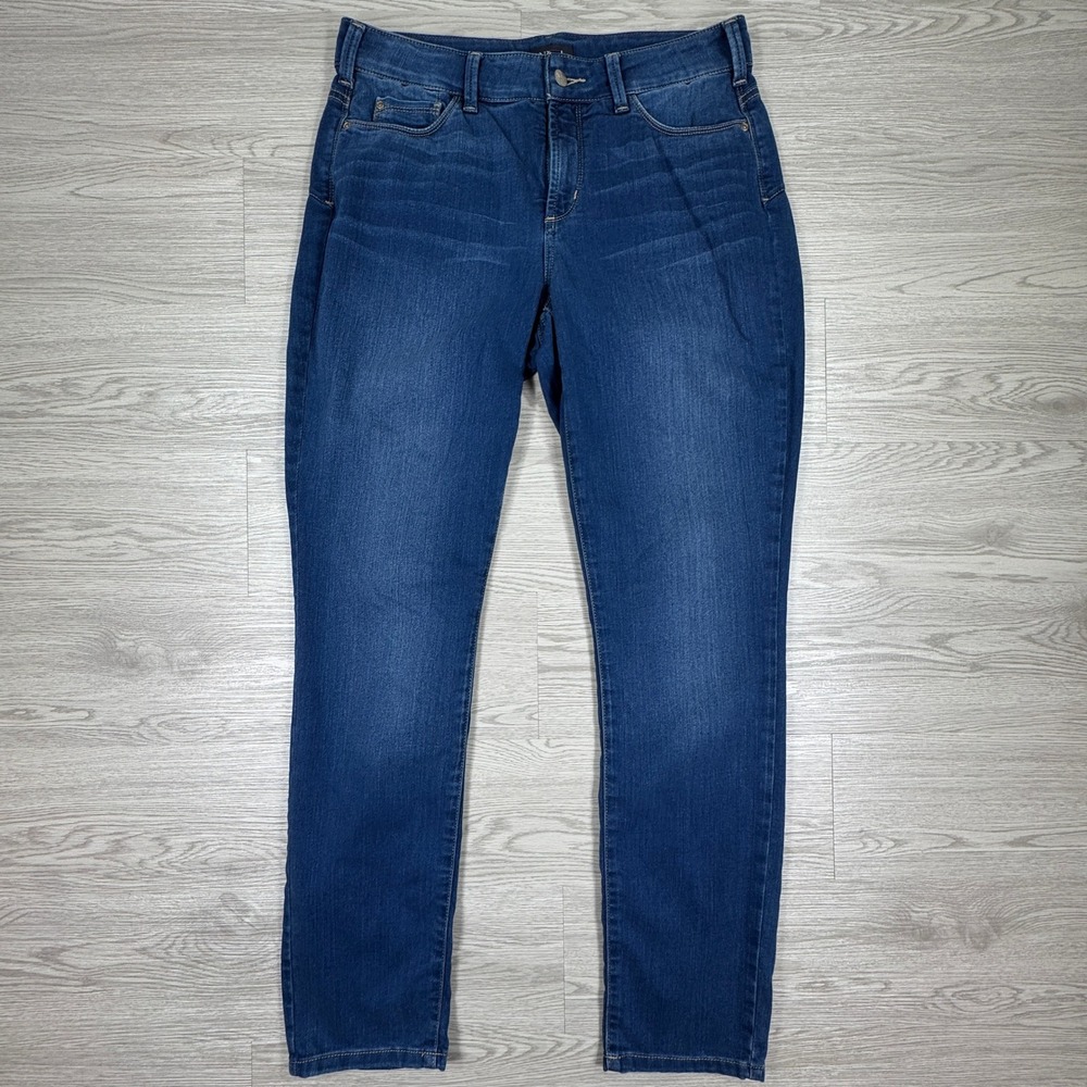 NYDJ Women's Jeans Alina Legging Blue Size 10 Lift Tuck Technology Slim Fit